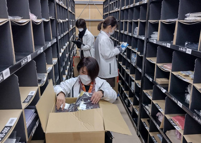 出荷作業の様子