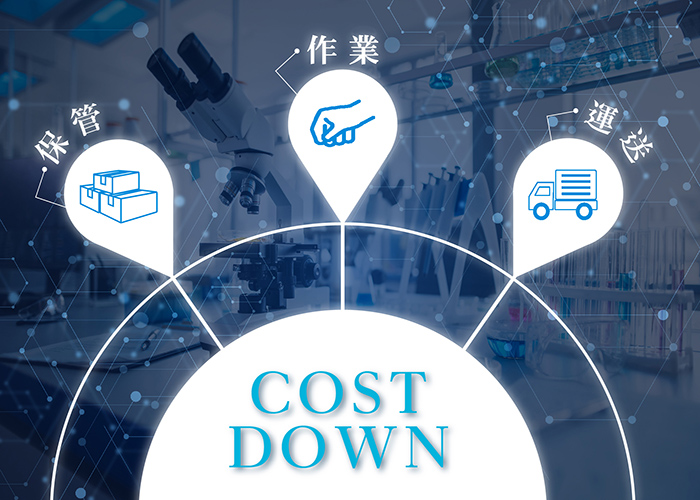 ３方向から物流コスト削減を実現